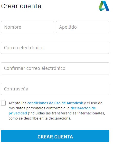 autodesk gratis estudiantes crear cuenta